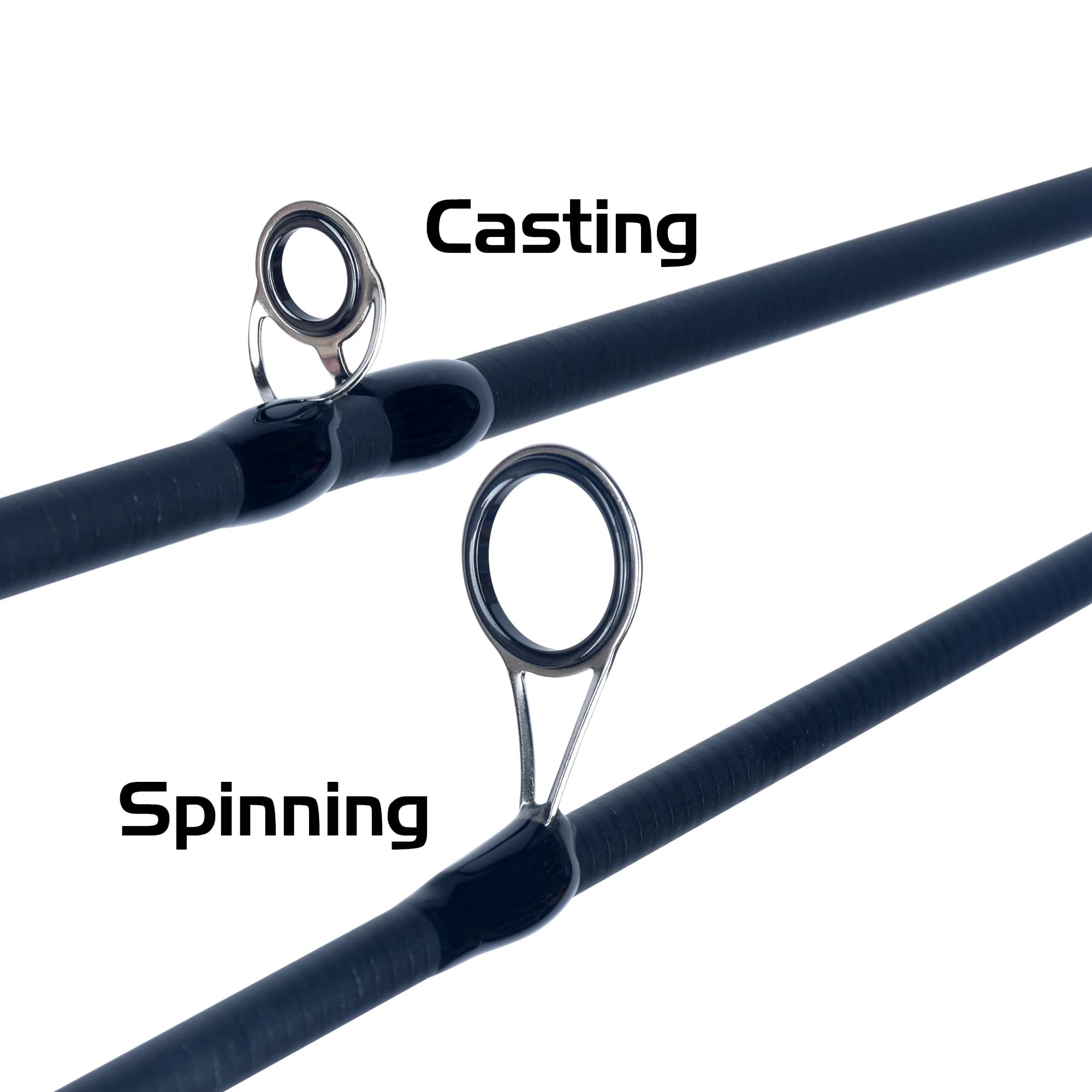 PHISHGER wędka podróżna z włókna węglowego – spinning/casting, Fast, 5–30 g, składana do połowu na przynęty